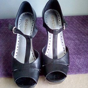 BCBGirls Black Wedges